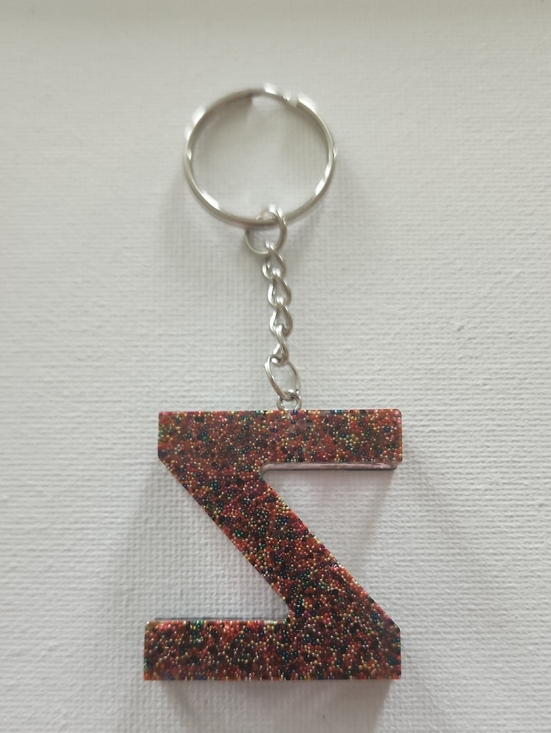 Gabcreations Other - Letter z Keychain resin